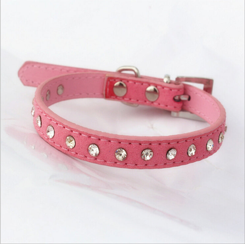 Rhinestone Collar For Teacup Puppies